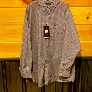 Ariat Classic Fit Men’s Button Down Long Sleeve New with tags size XXL-Tall